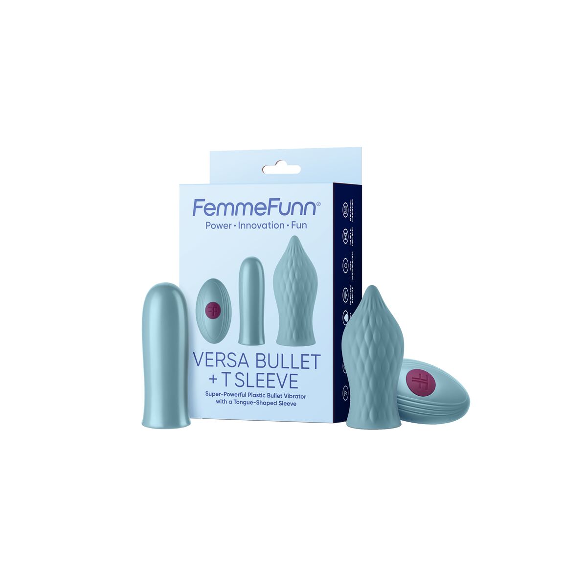 Bullet Vibrator FemmeFunn Versa Bullet Blue-8
