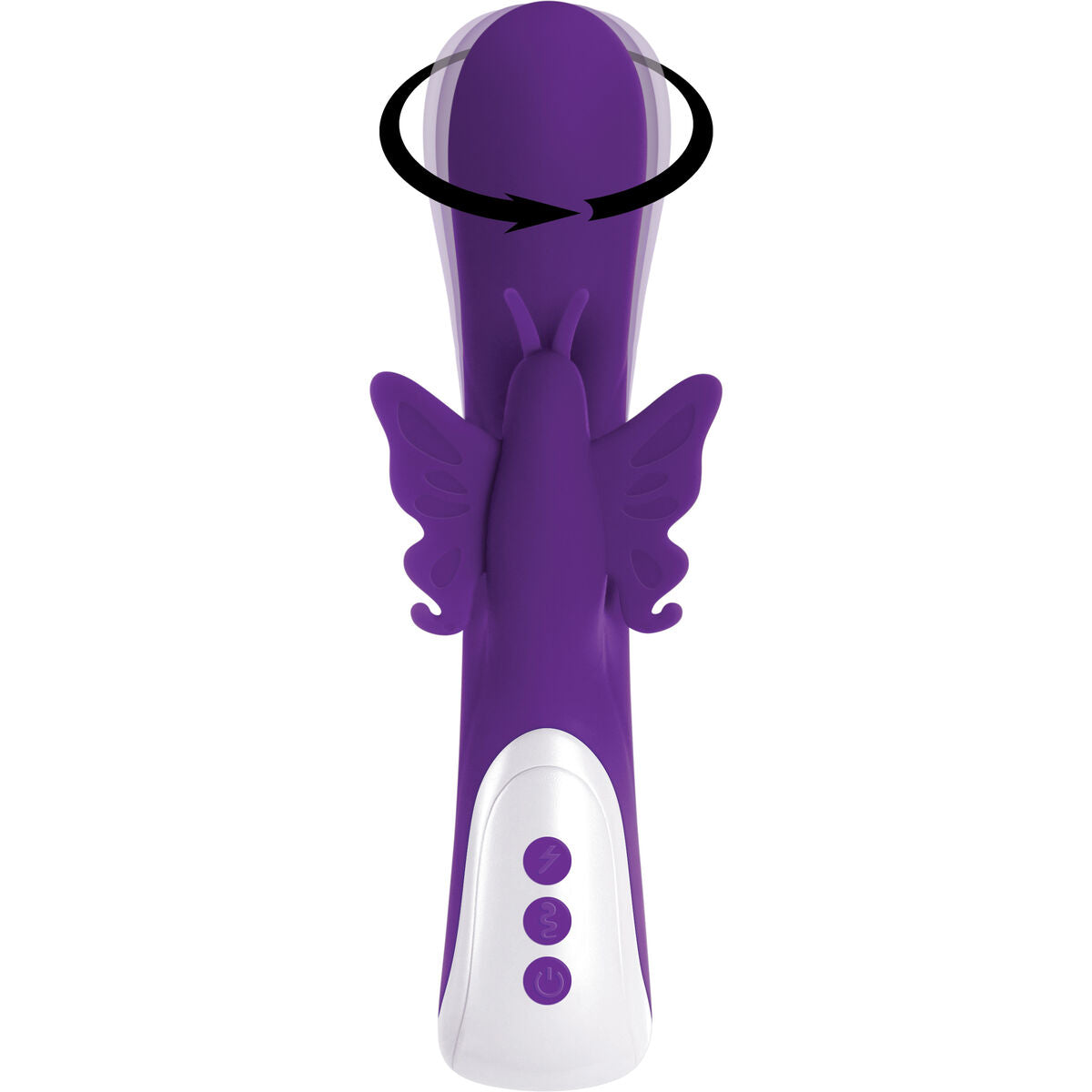 G-Spot Vibrator Evolved Purple Butterfly-7