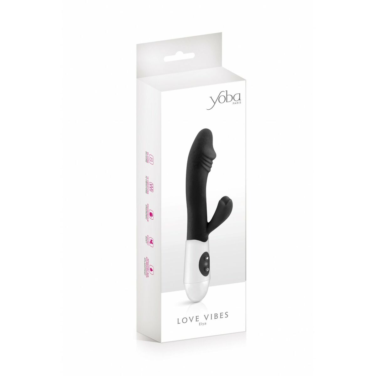 G-Spot Vibrator Yoba Black Silicone-2