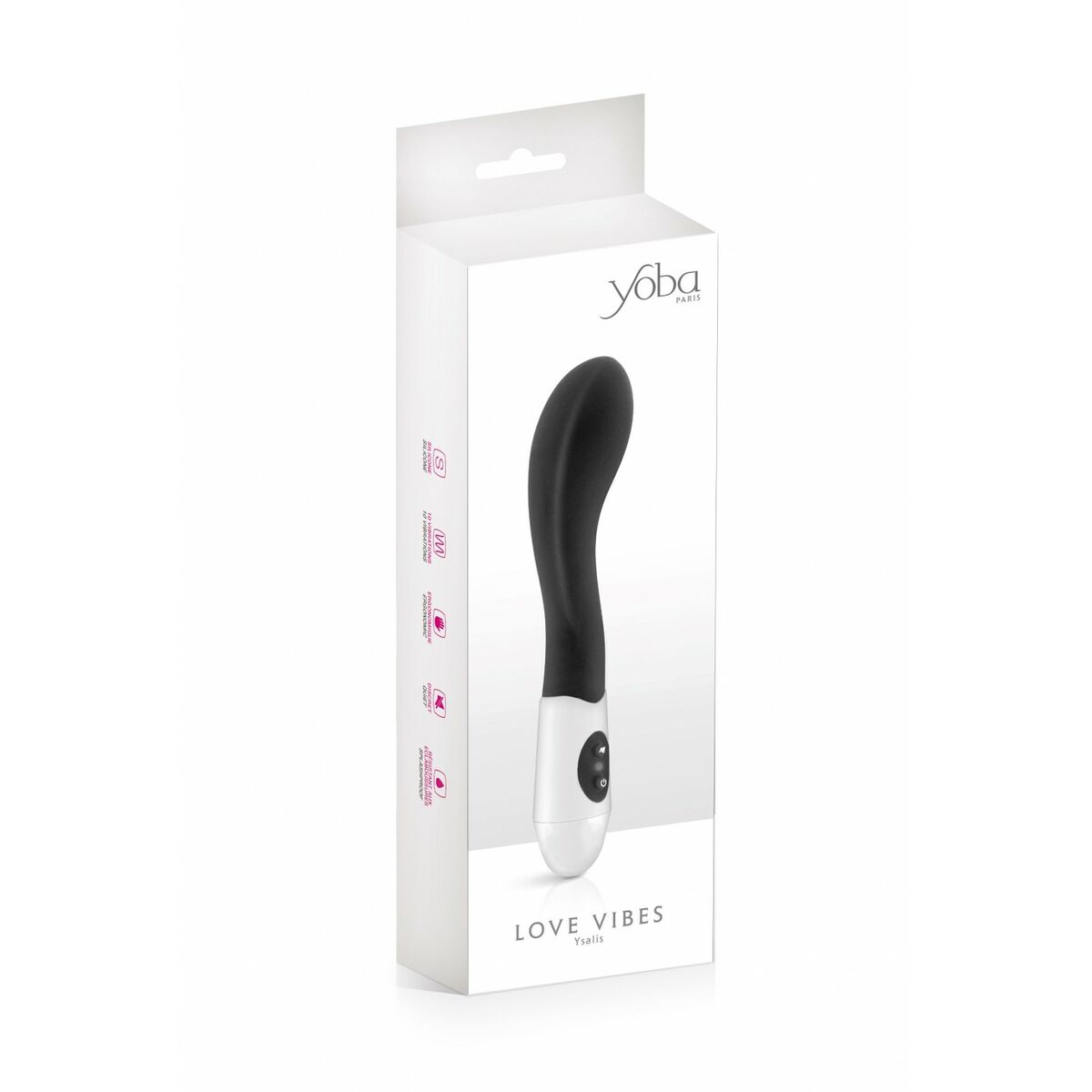 Spot Vibrator Yoba Black Silicone-2