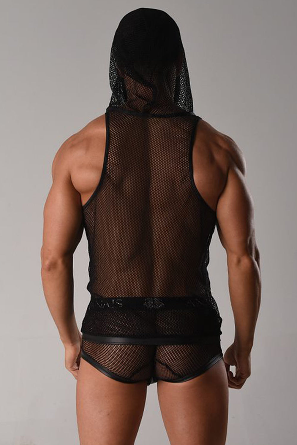 Herren Kapuzen-Netz-Shirt 054992 - 3XL-4