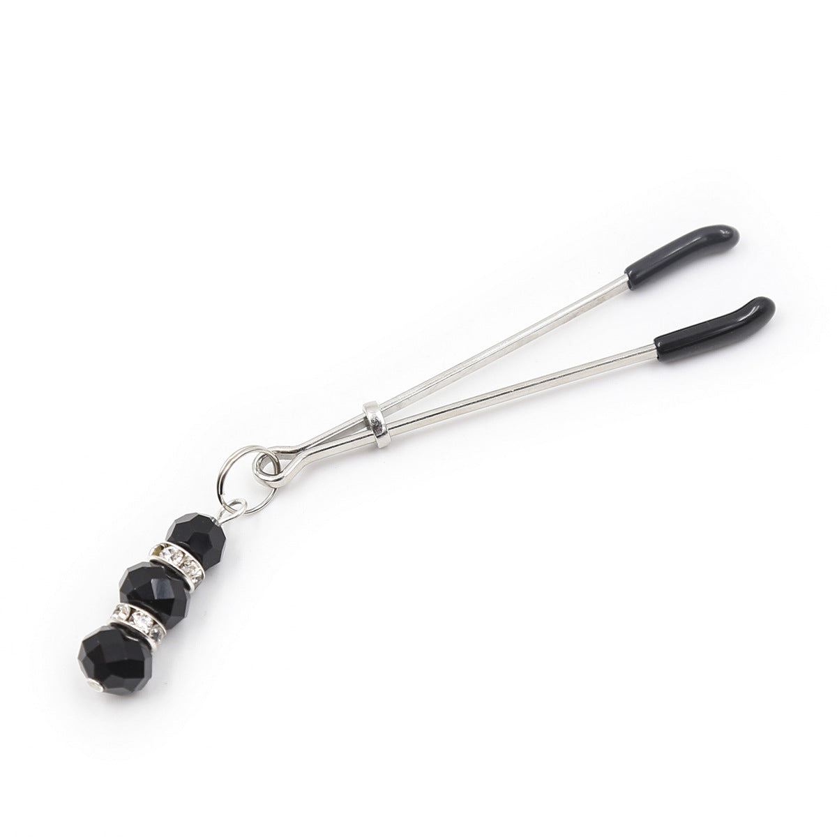 Elegant Jewel Tipped Adjustable Nipple Clamps Display