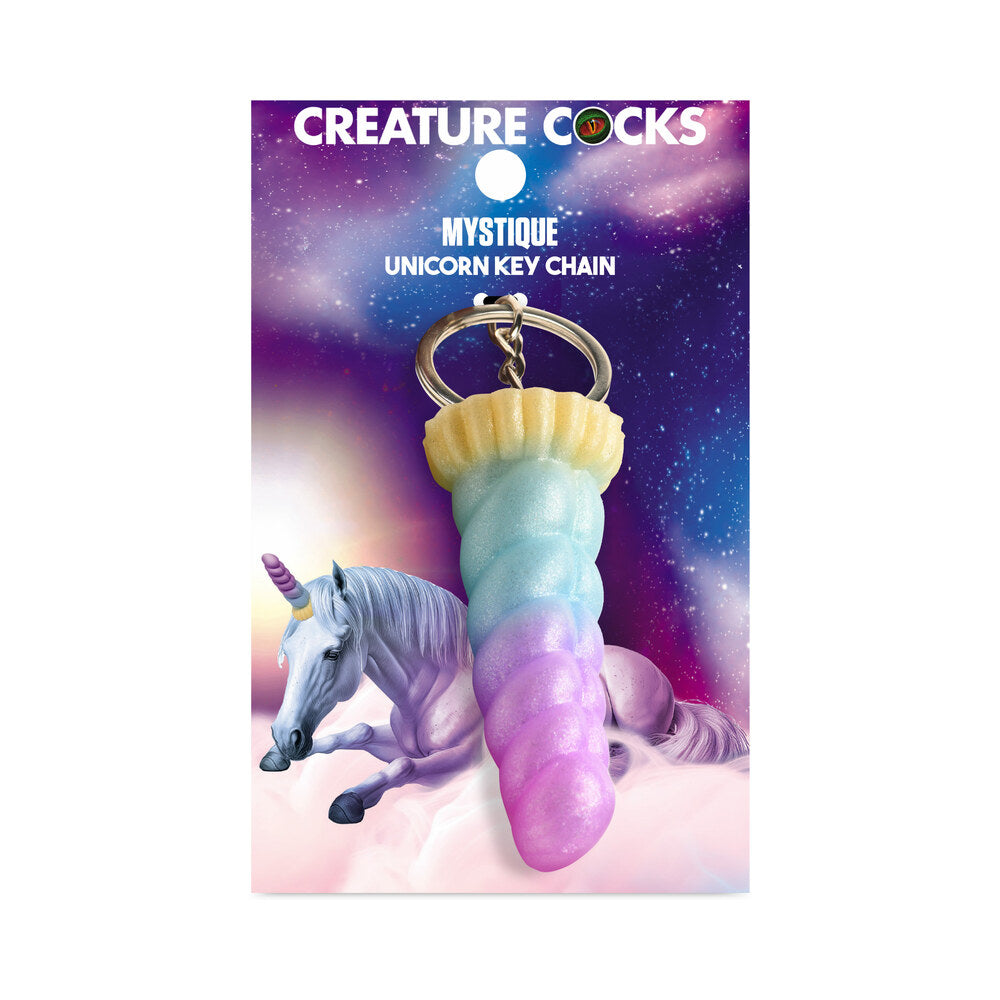 Creature Cocks Mystique Unicorn Silicone Keychain-0
