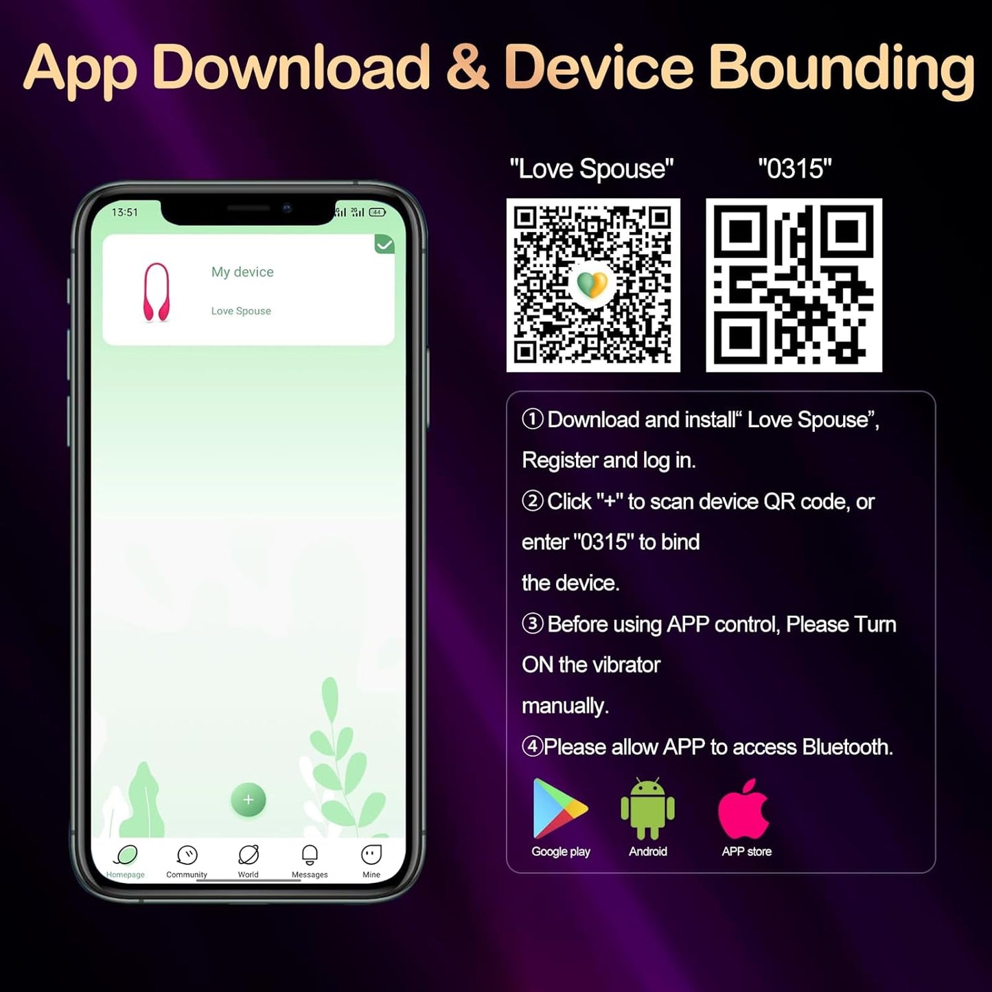 Powerful Dual Pleasure Couples Vibrator-4