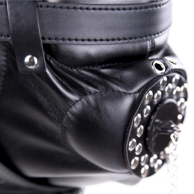 Wholesale Sexy Bondage Mask with Leather Dominatrix Hood details Show
