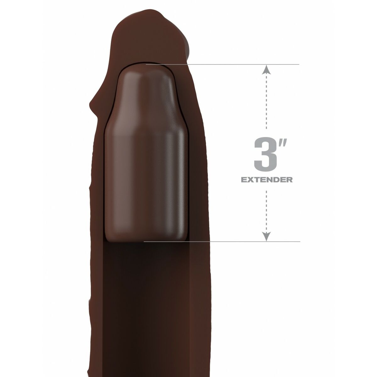 Penis cover Pipedream Fantasy X-tensions Elite Brown-1