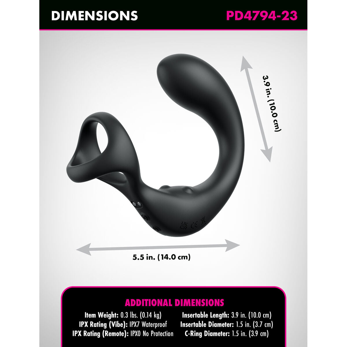 Anal Vibrator Pipedream Anal Fantasy Elite Black-2