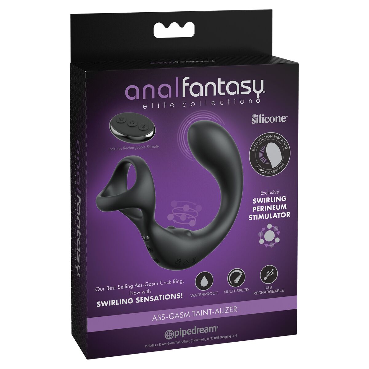 Anal Vibrator Pipedream Anal Fantasy Elite Black-1