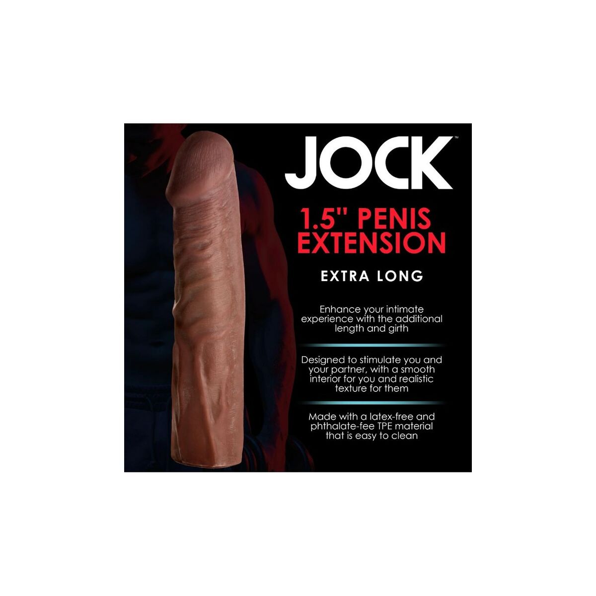 Penis cover XR Black Ø 4,8 cm-4