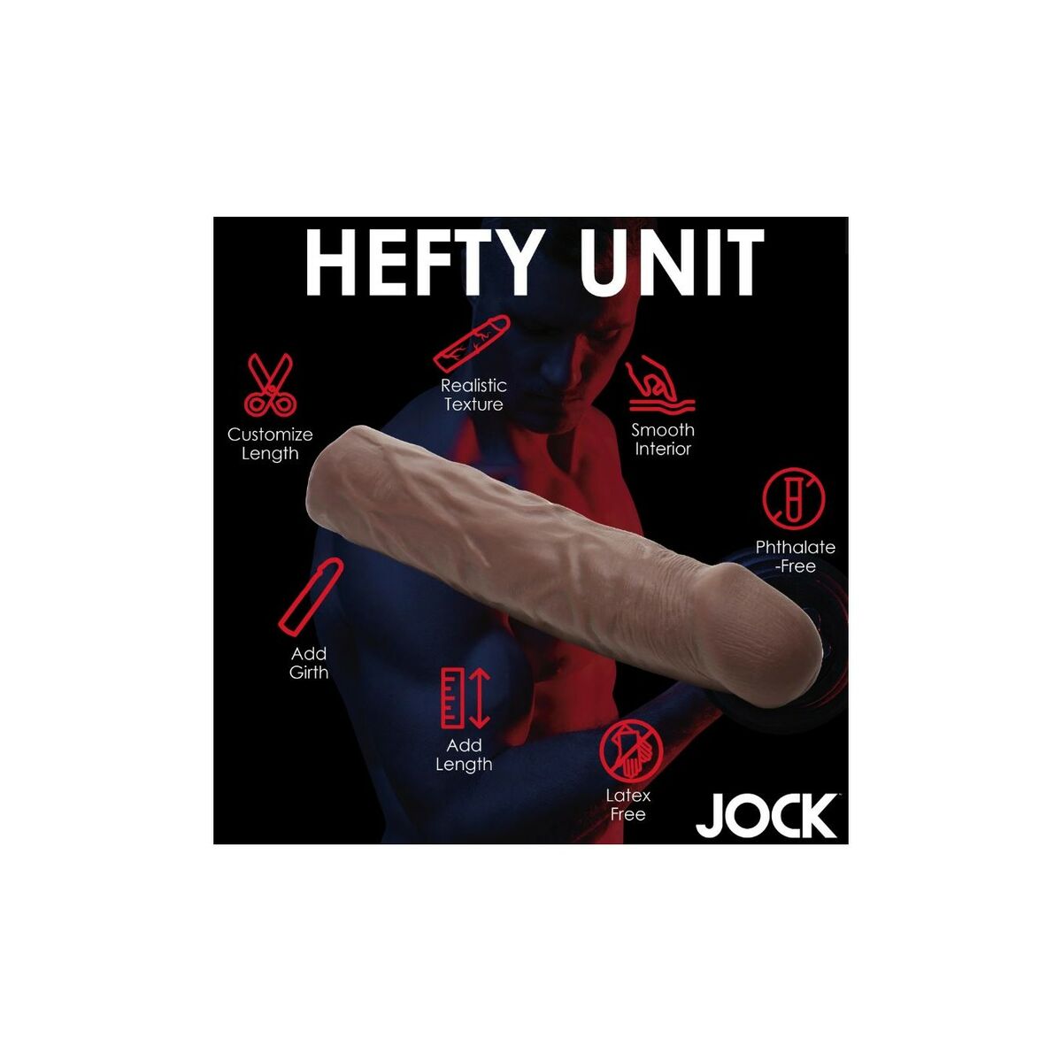 Penis cover XR Black Ø 4,8 cm-2