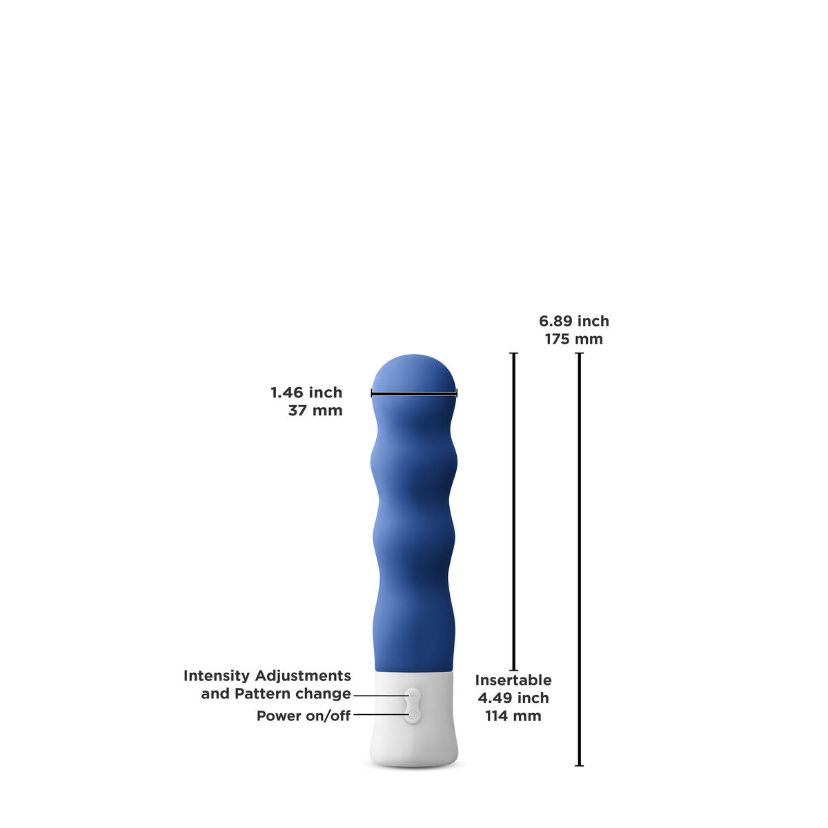 Vibrator NS Novelties Inya Blue-2