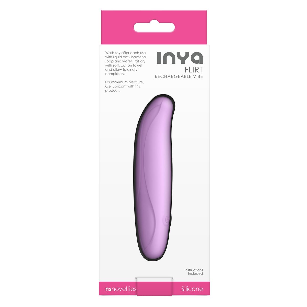 Bullet Vibrator NS Novelties Inya Pink-3