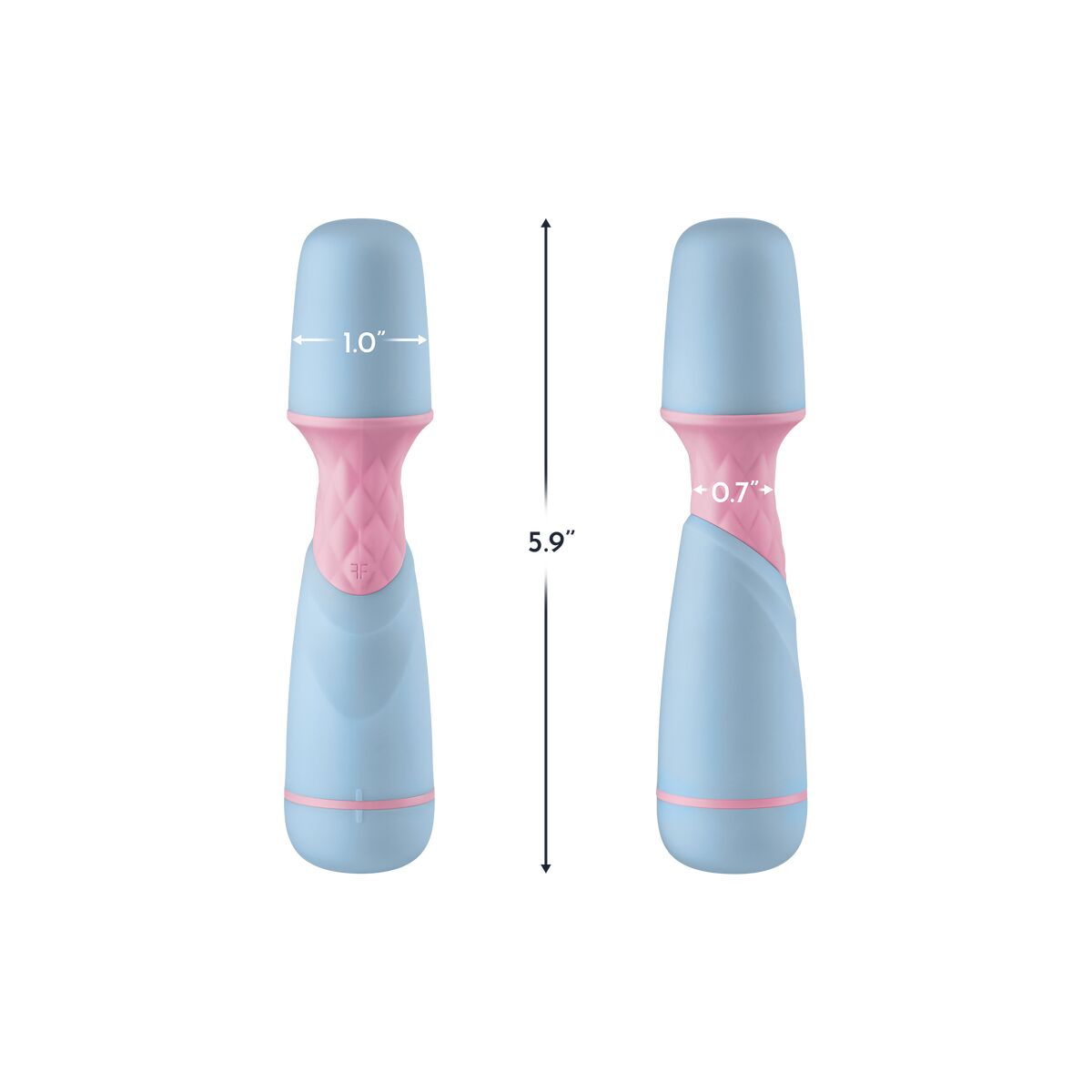 Mini-Vibrator FemmeFunn Ffix Wand Blue-5