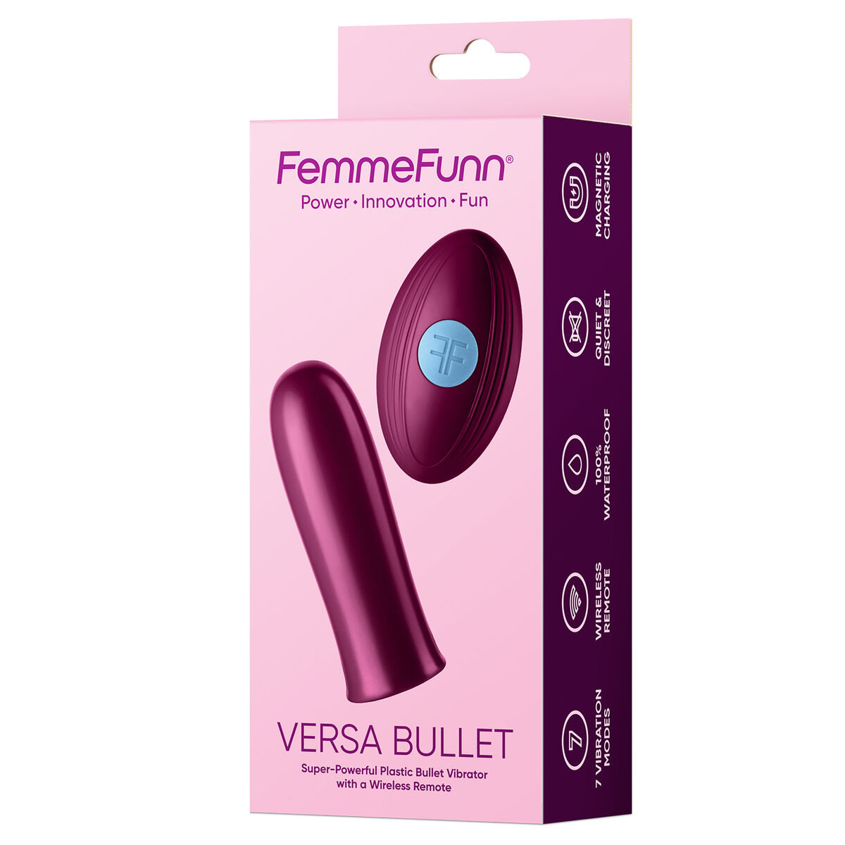 Bullet Vibrator FemmeFunn Versa Bullet Pink-3