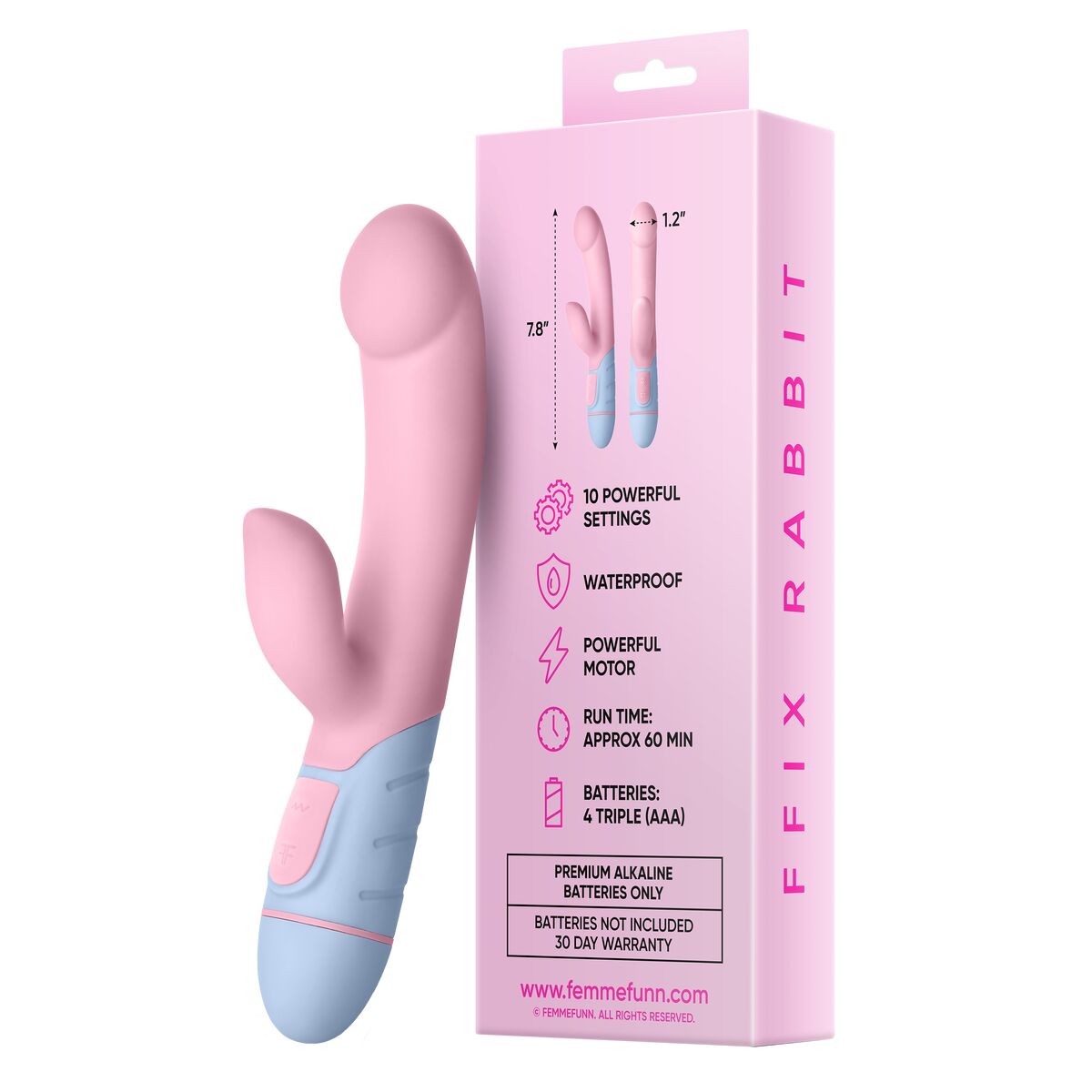 G-Spot Vibrator FemmeFunn Ffix Pink-8