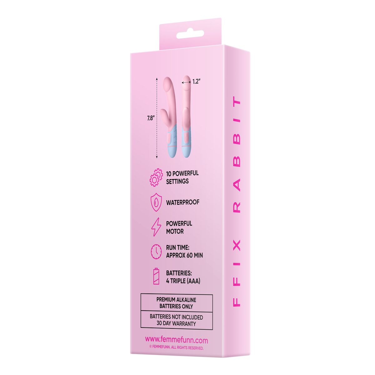 G-Spot Vibrator FemmeFunn Ffix Pink-7