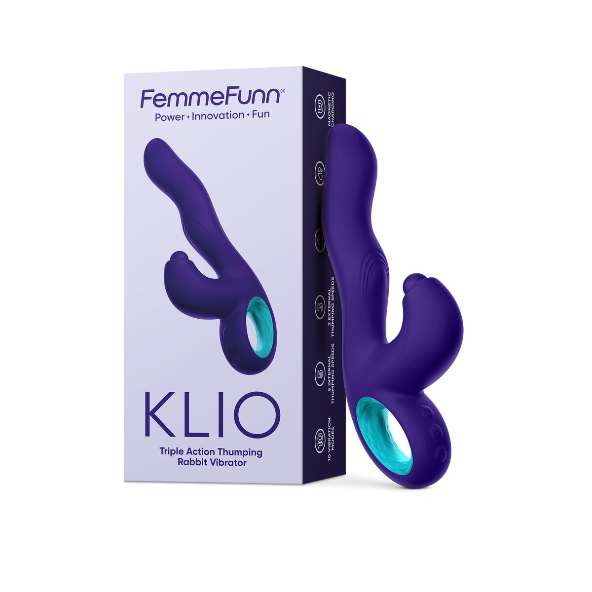 G-Spot Vibrator FemmeFunn Klio Purple-14