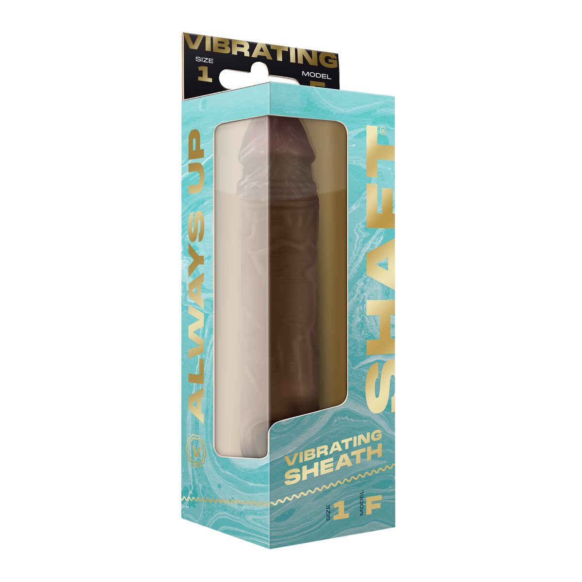 Penis cover Shaft Brown Ø 4 cm-1