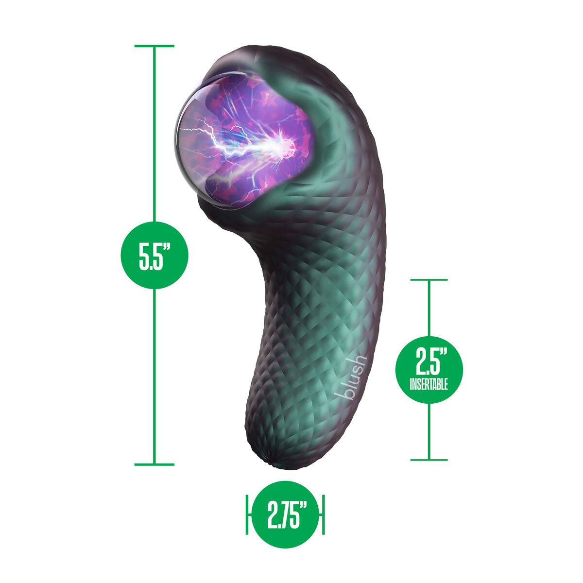 Anal Vibrator Blush Temptasia Blue-4