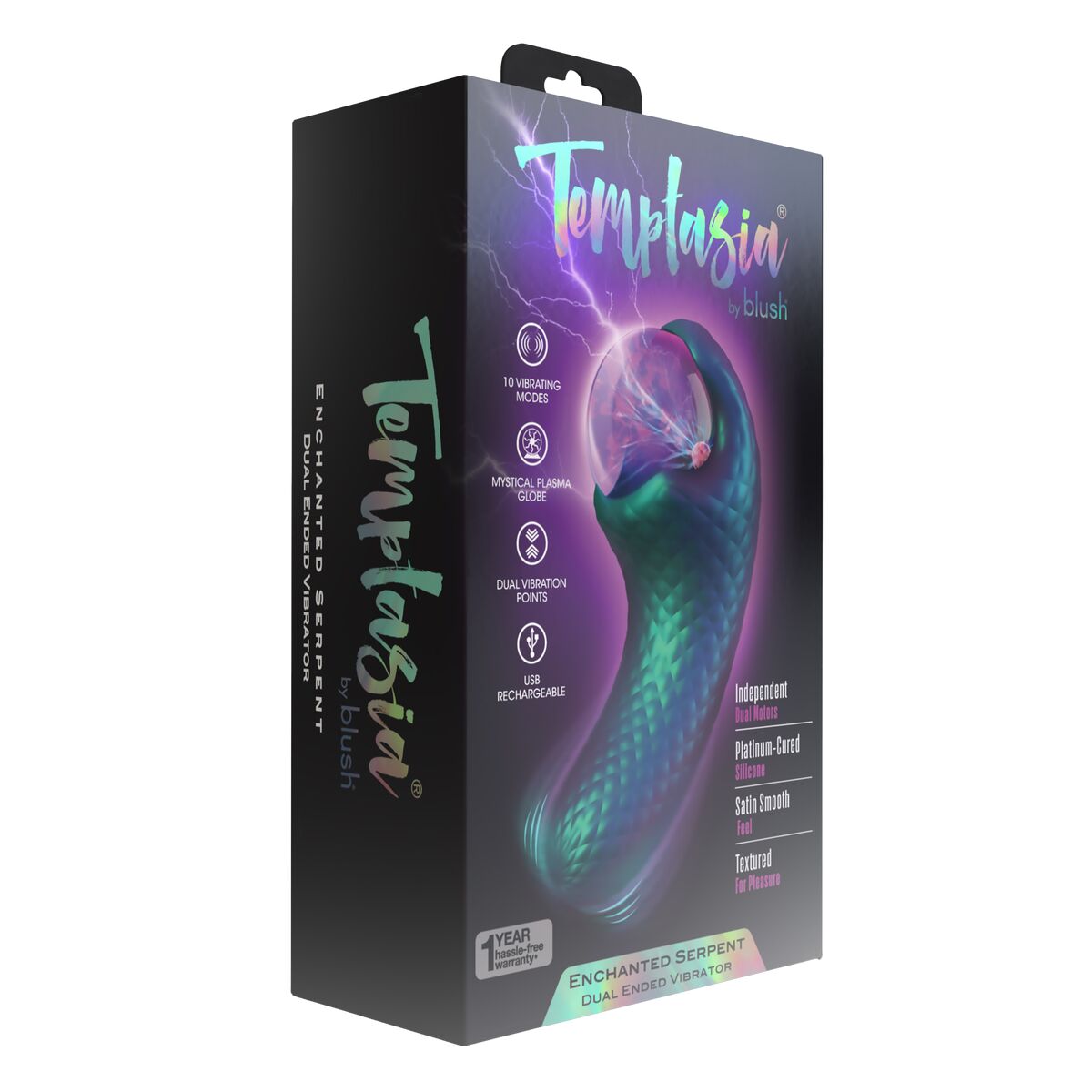 Anal Vibrator Blush Temptasia Blue-1