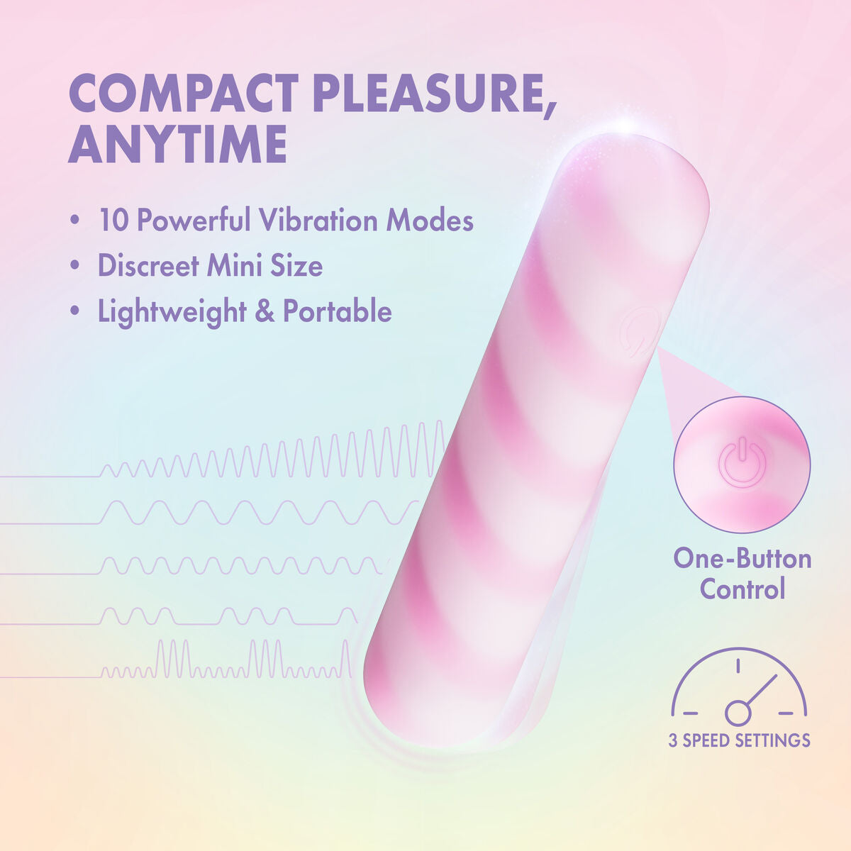 Bullet Vibrator Blush Play with me Pink-3