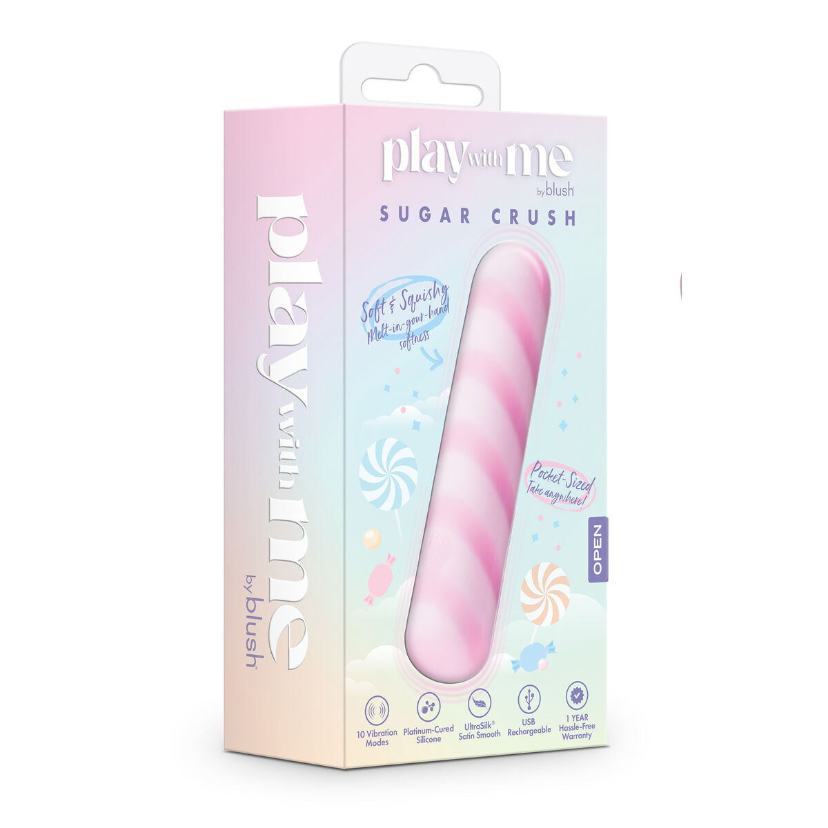Bullet Vibrator Blush Play with me Pink-1