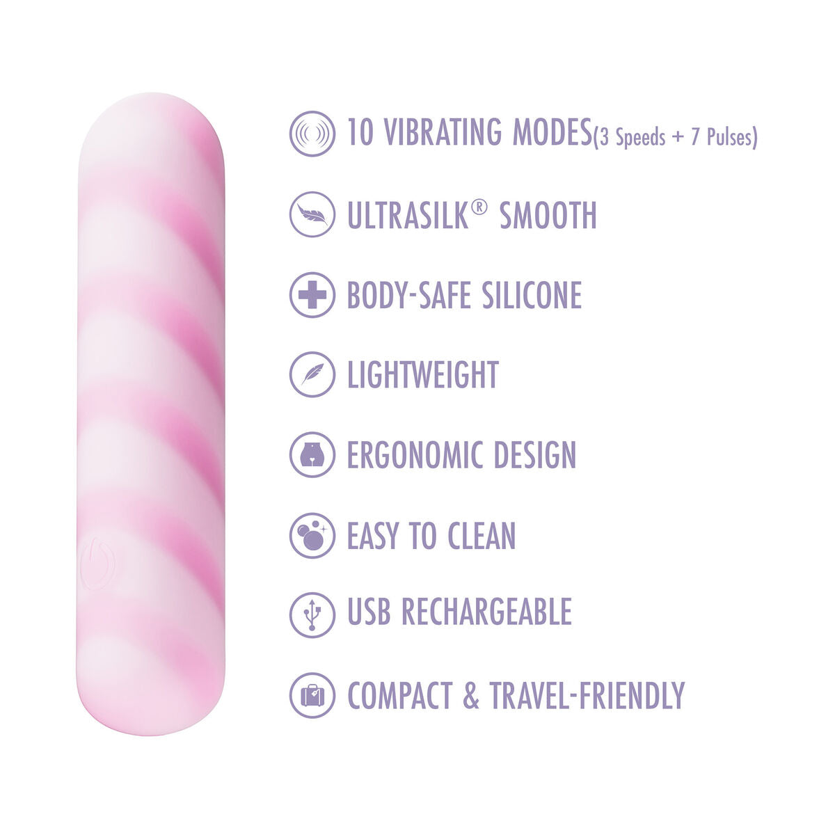 Bullet Vibrator Blush Play with me Pink-5