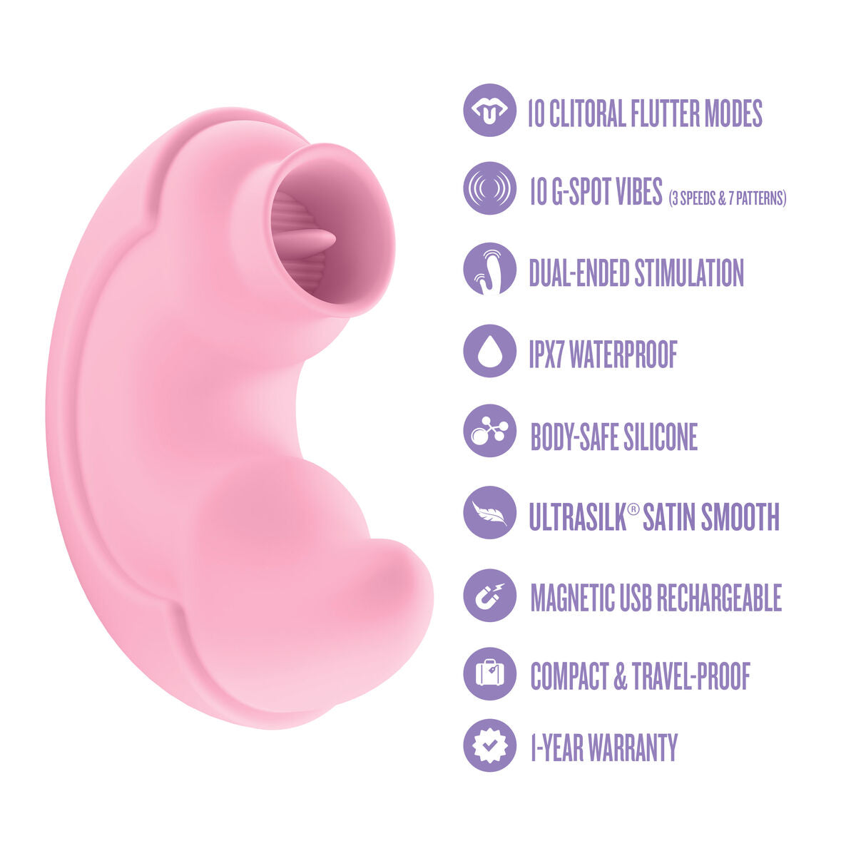 Clitoris Suction Stimulator Blush Play with me Pink-3