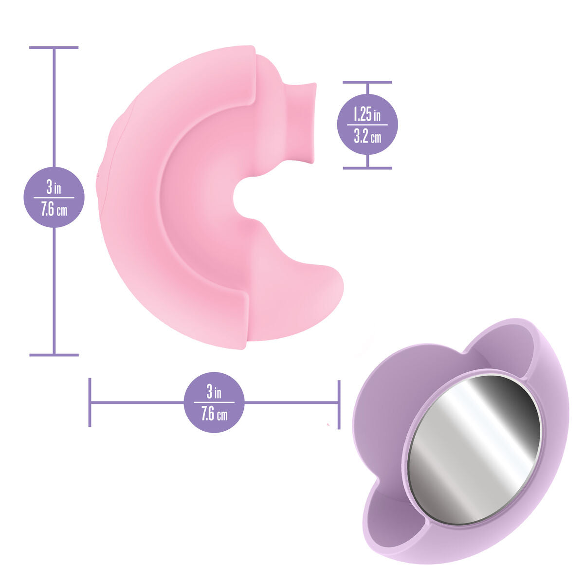 Clitoris Suction Stimulator Blush Play with me Pink-2