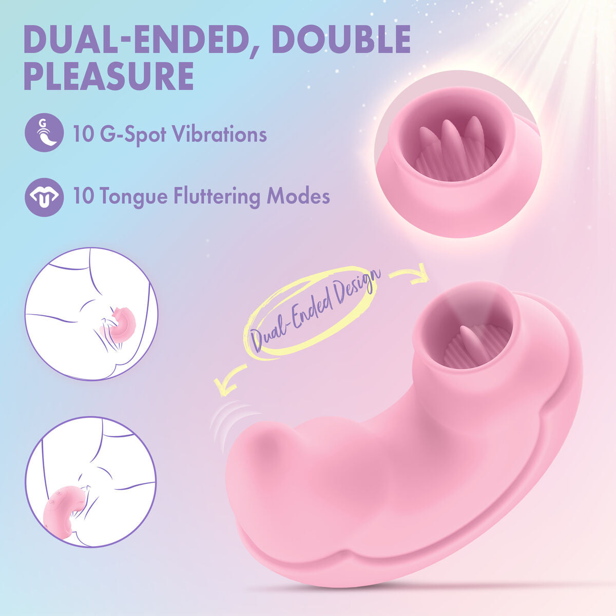 Clitoris Suction Stimulator Blush Play with me Pink-15