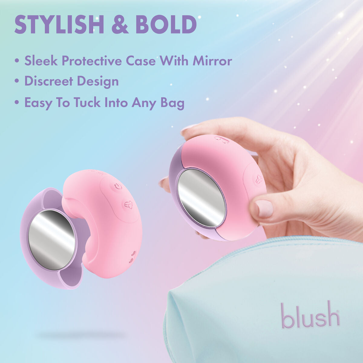 Clitoris Suction Stimulator Blush Play with me Pink-14