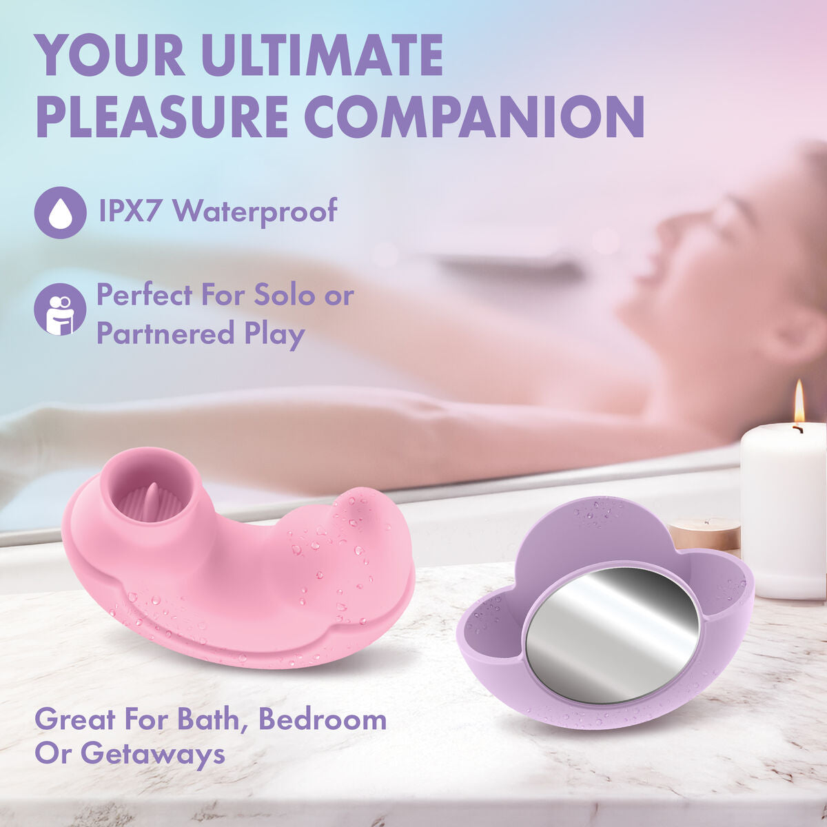 Clitoris Suction Stimulator Blush Play with me Pink-12