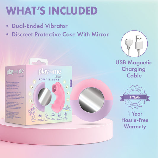 Clitoris Suction Stimulator Blush Play with me Pink-10