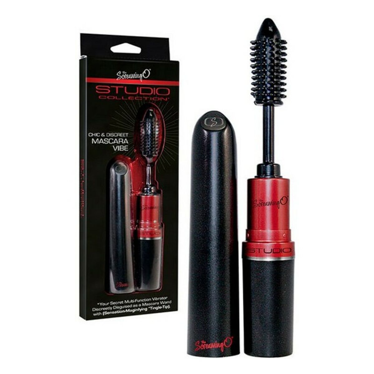 Vibrator The Screaming O Black/Red Mascara-1