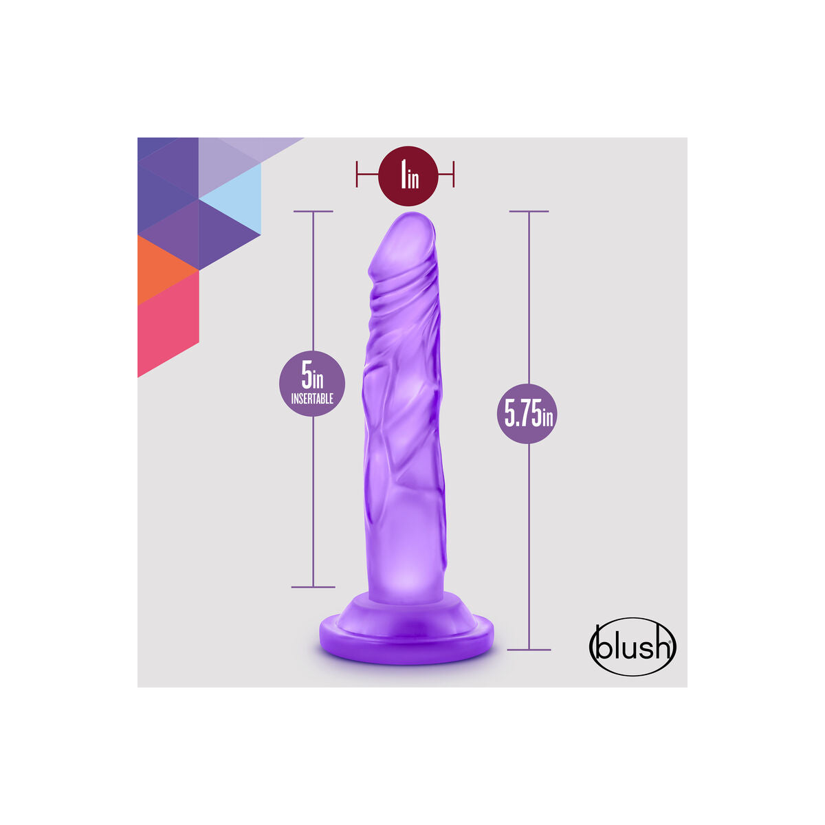 Vibrator Blush Naturally Yours Purple-3