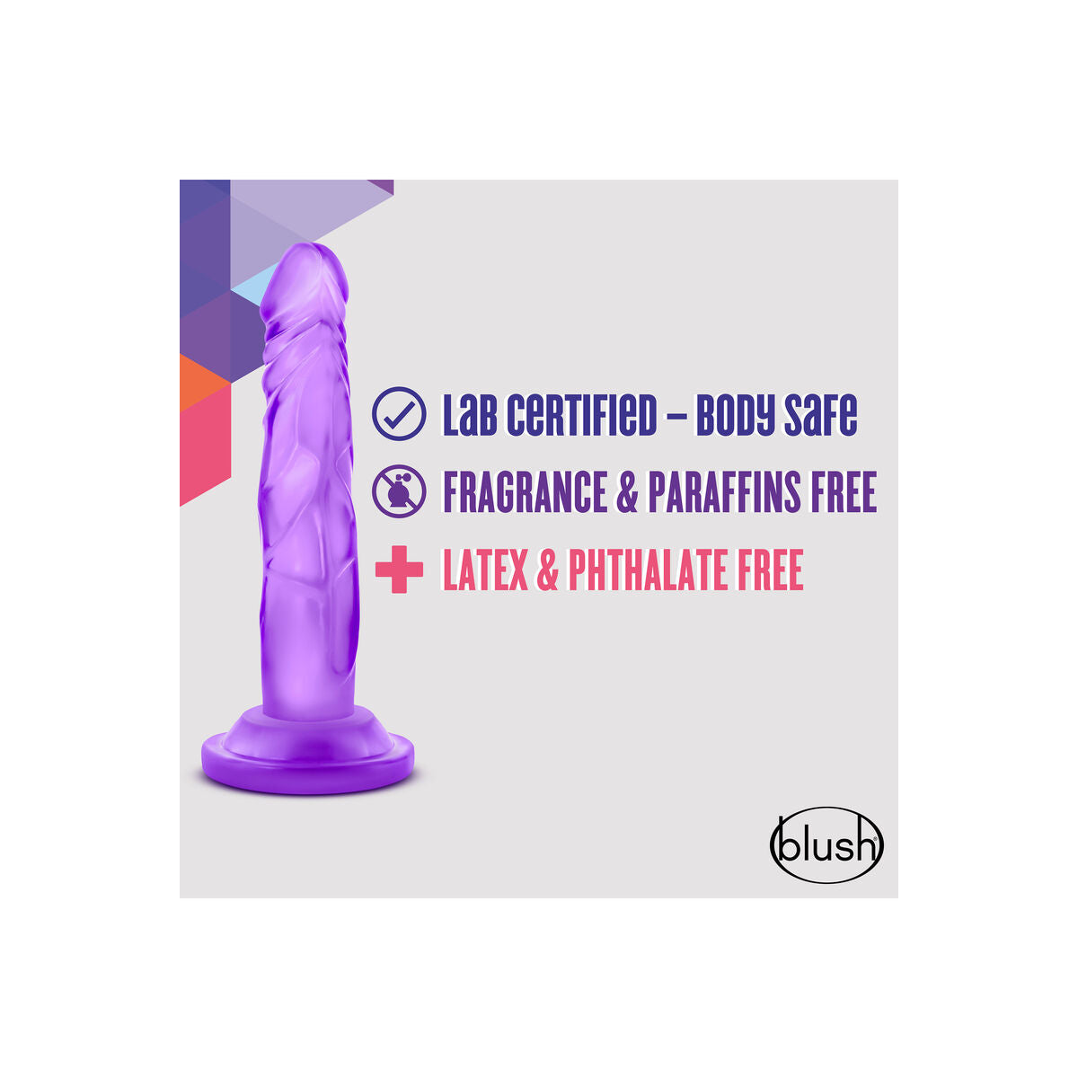 Vibrator Blush Naturally Yours Purple-5