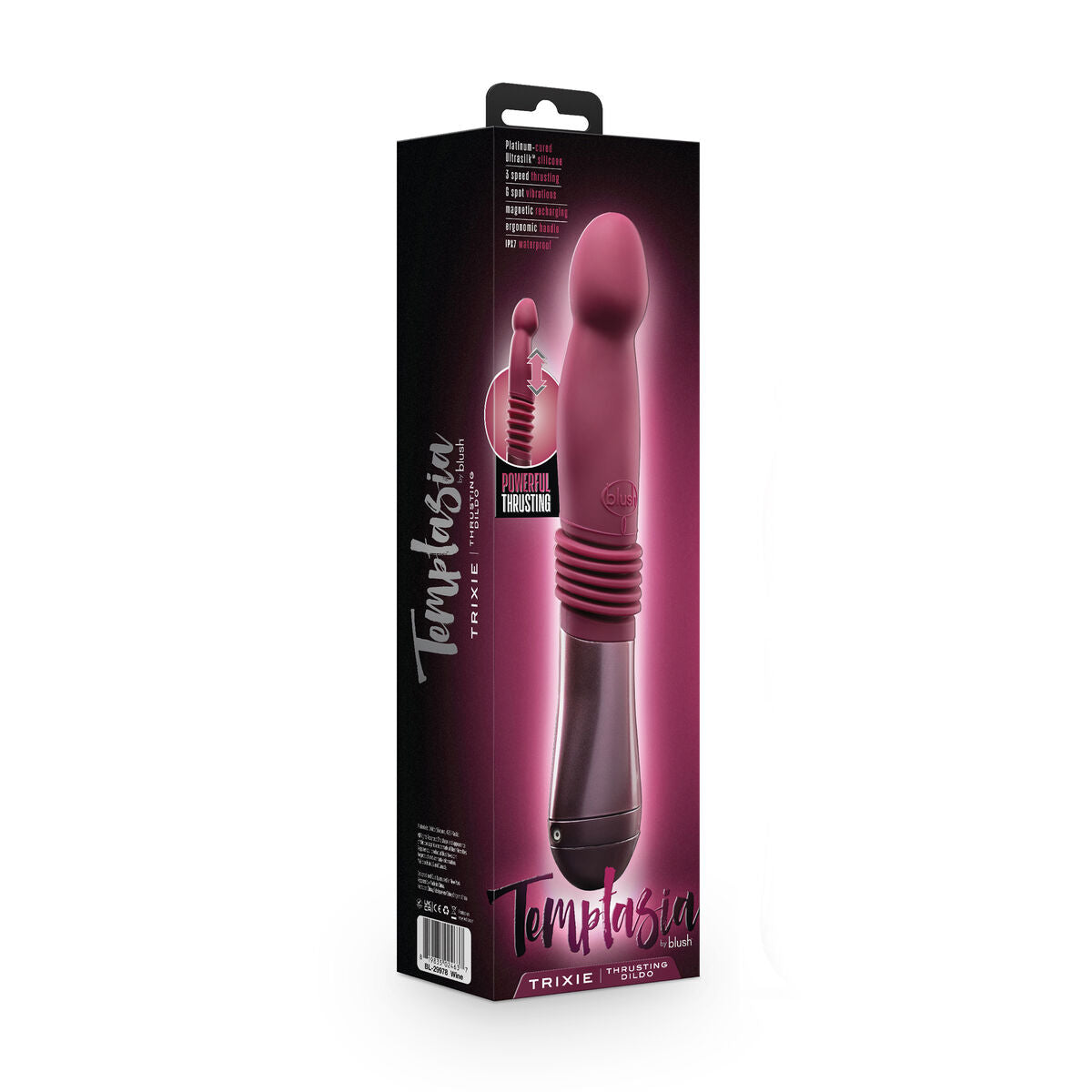 G-Spot Vibrator Blush Temptasia Red-1
