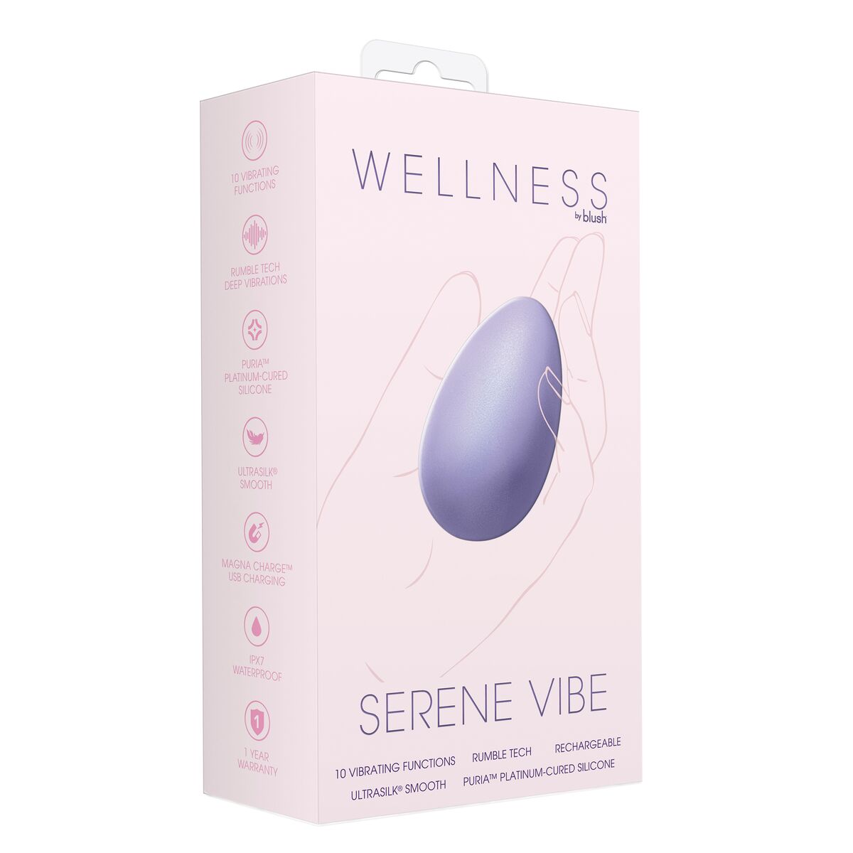 Anal Vibrator Blush Wellness Purple-1