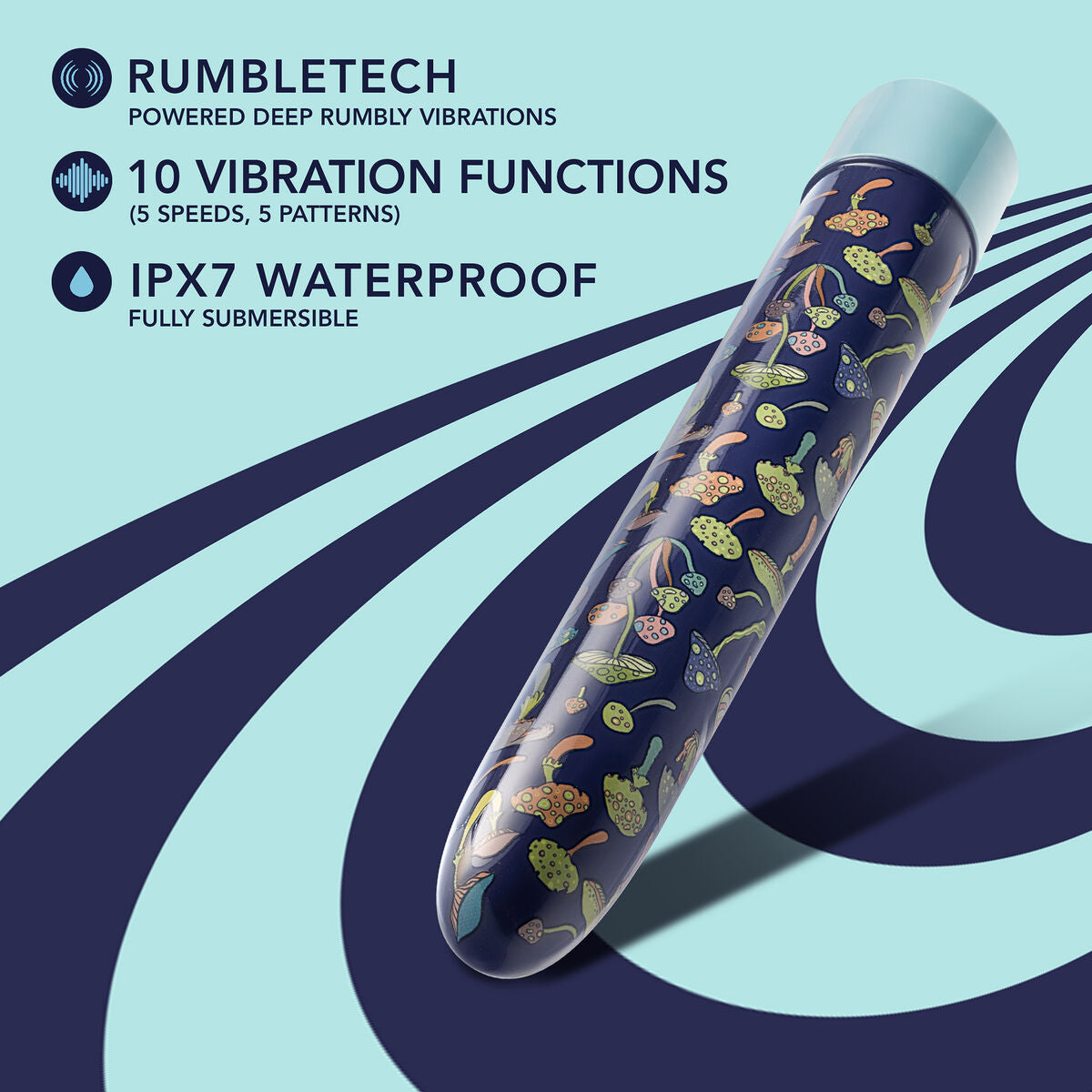Bullet Vibrator Blush Limited Addiction Blue-3
