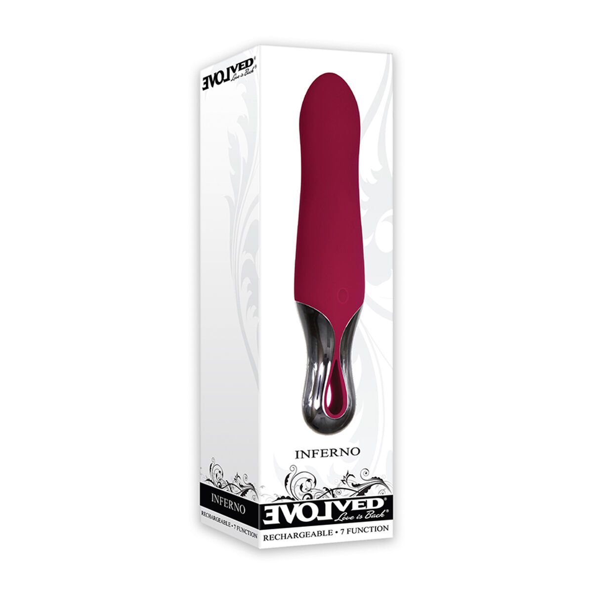 Mini-Vibrator Evolved Inferno Red-1