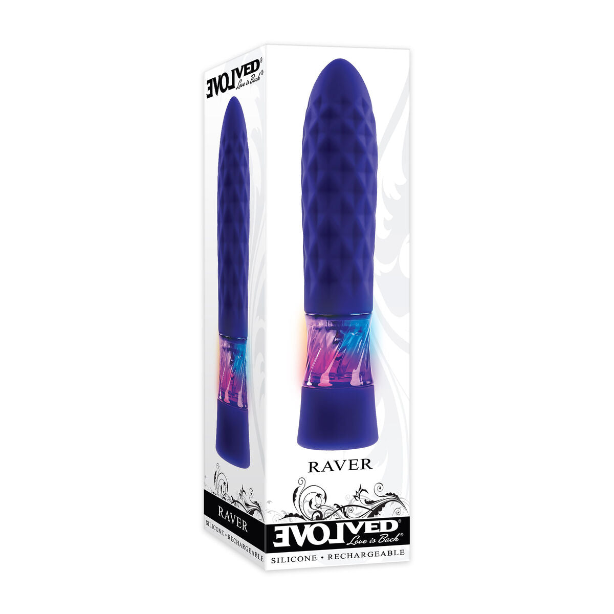 Mini-Vibrator Evolved Raver Purple-1