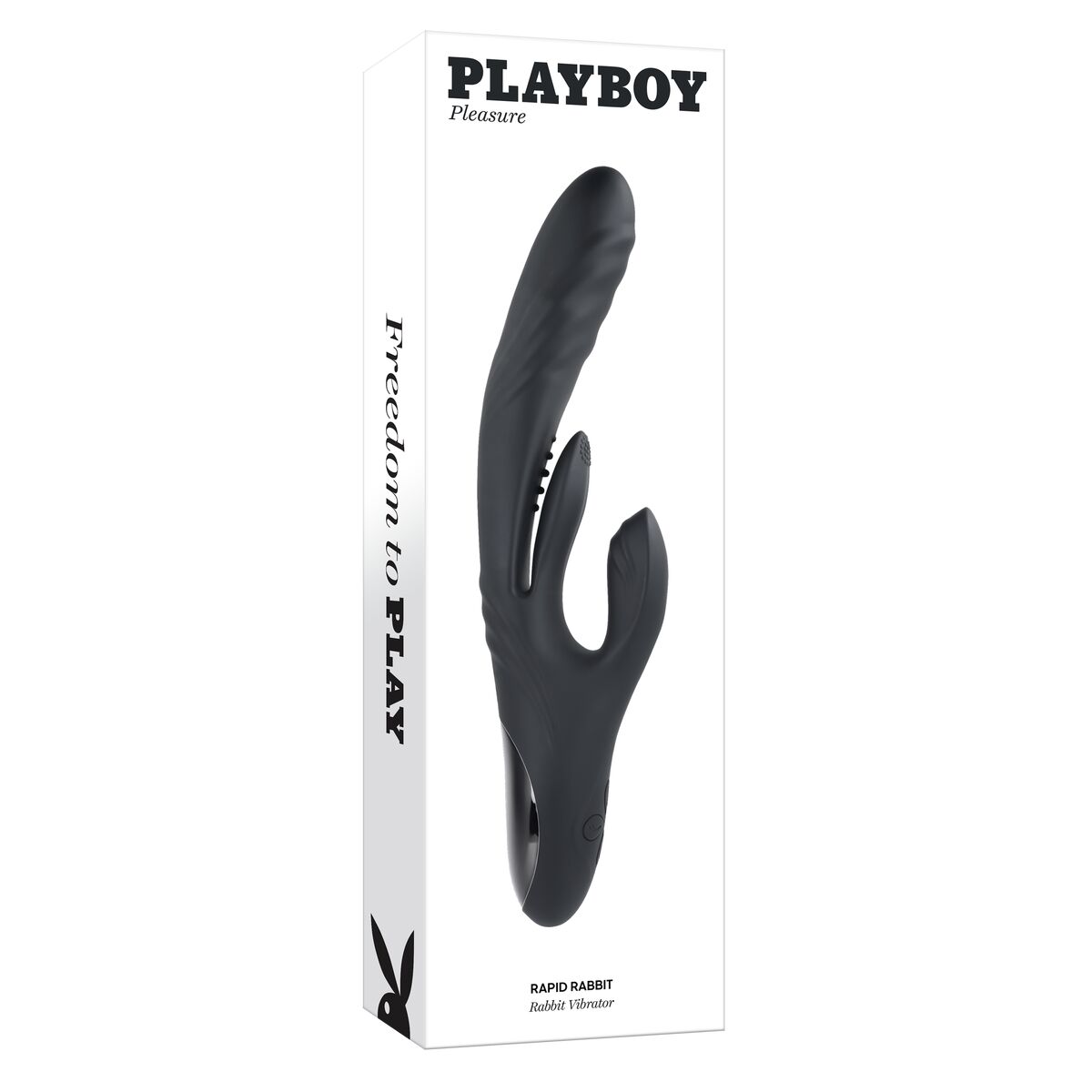 G-Spot Vibrator Playboy Rabbit Black-1