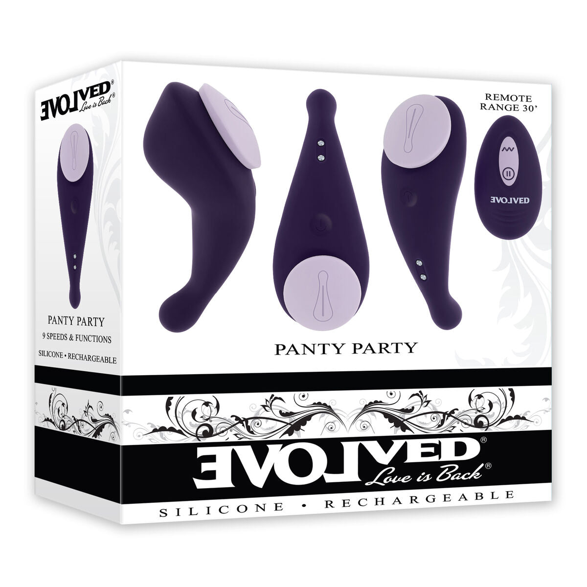 Vibrator Evolved Panty Party Purple-1