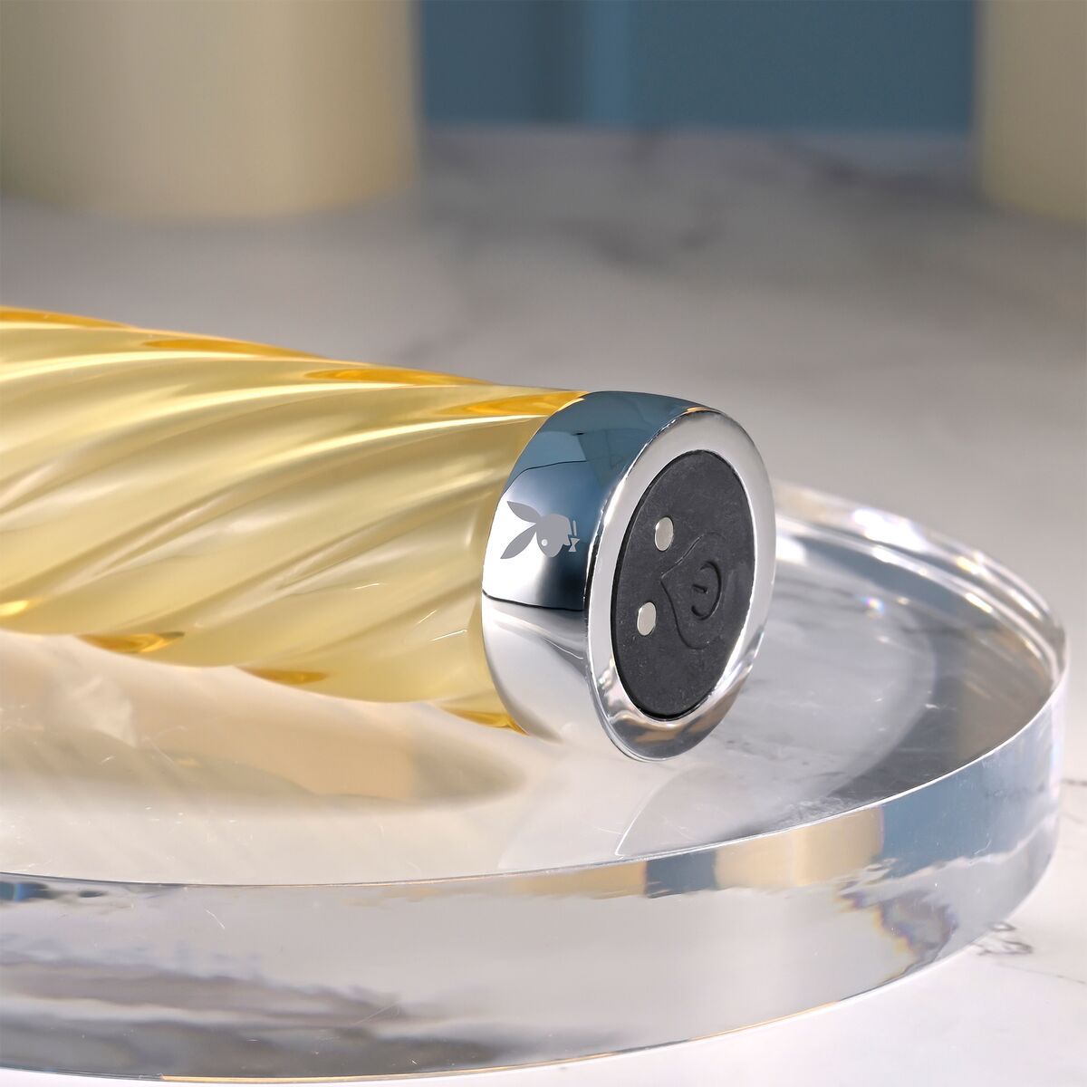 Vibrator Evolved Playboy Yellow-2