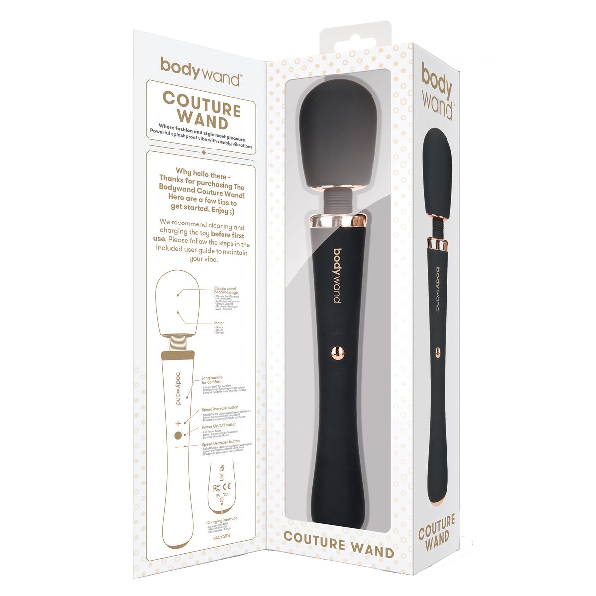 Vibrator Bodywand Black-5