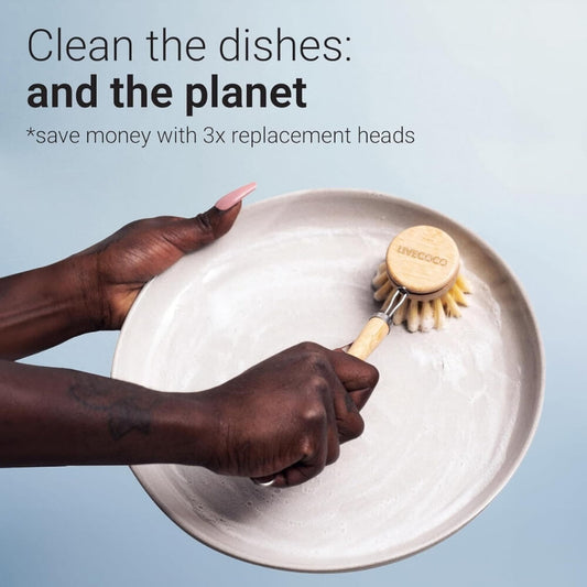 Eco Dish Cleaning Replacement Brushes (Pack of 3)