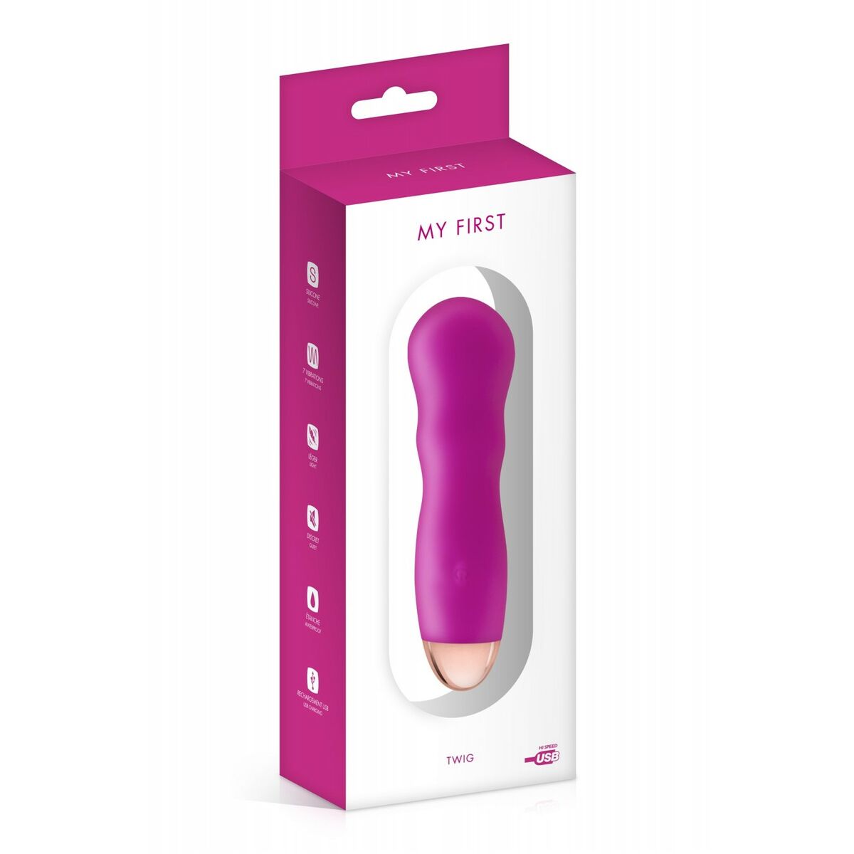 Vibrator My First Pink Silicone-2