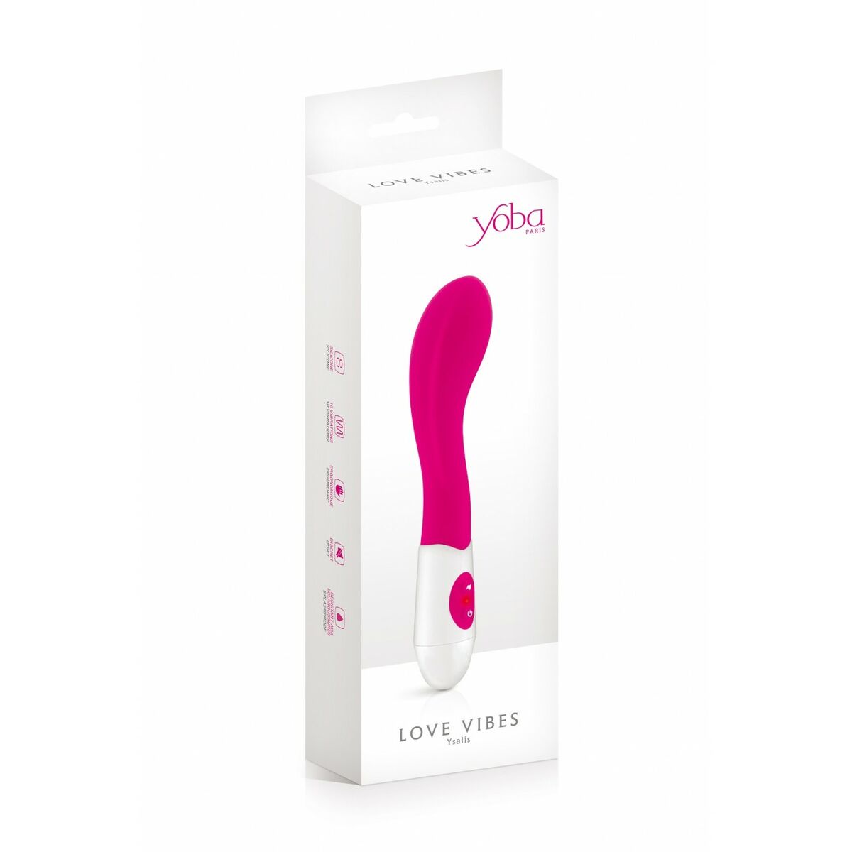 Spot Vibrator Yoba Pink Silicone-2