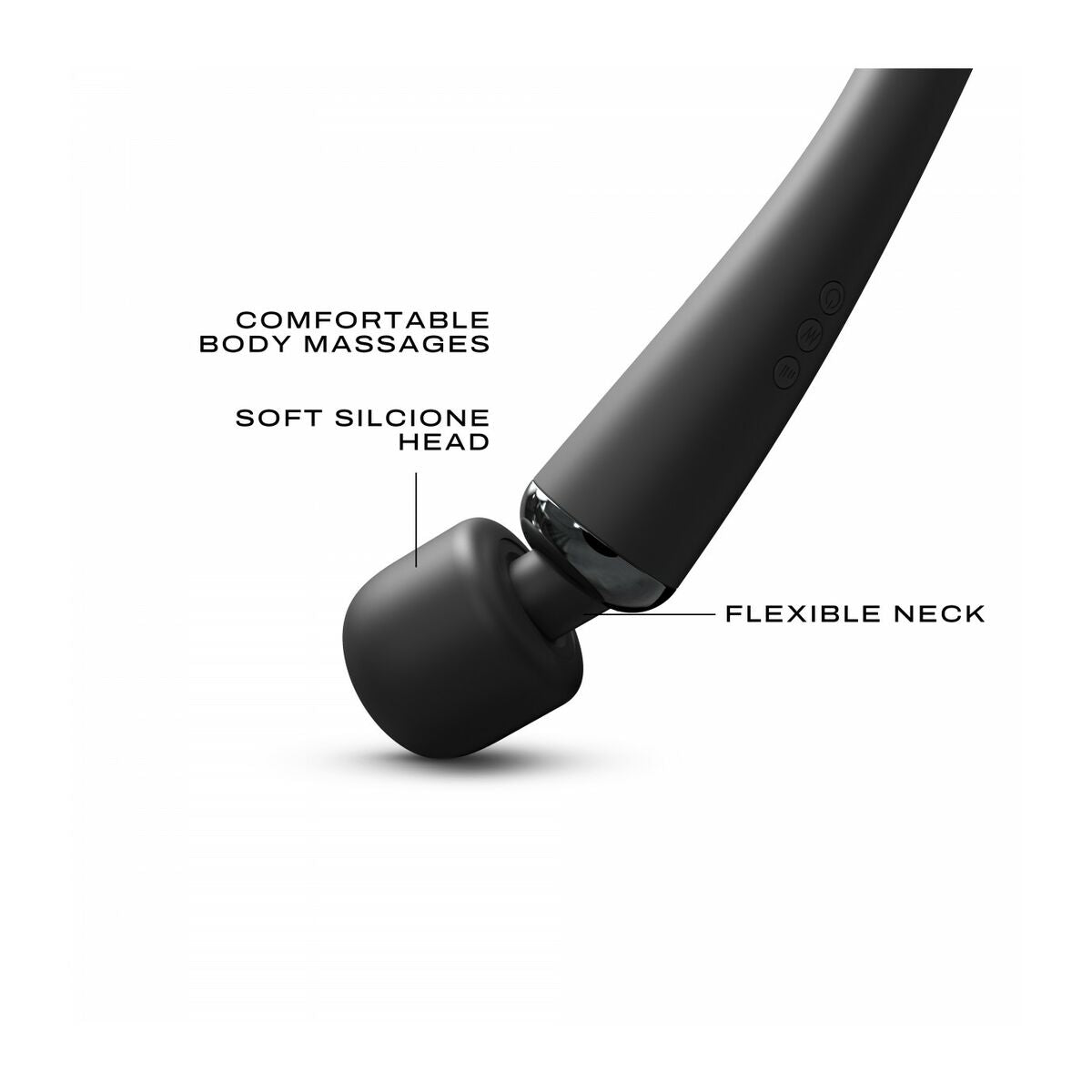 Vibrator Marc Dorcel Megawand Black-3