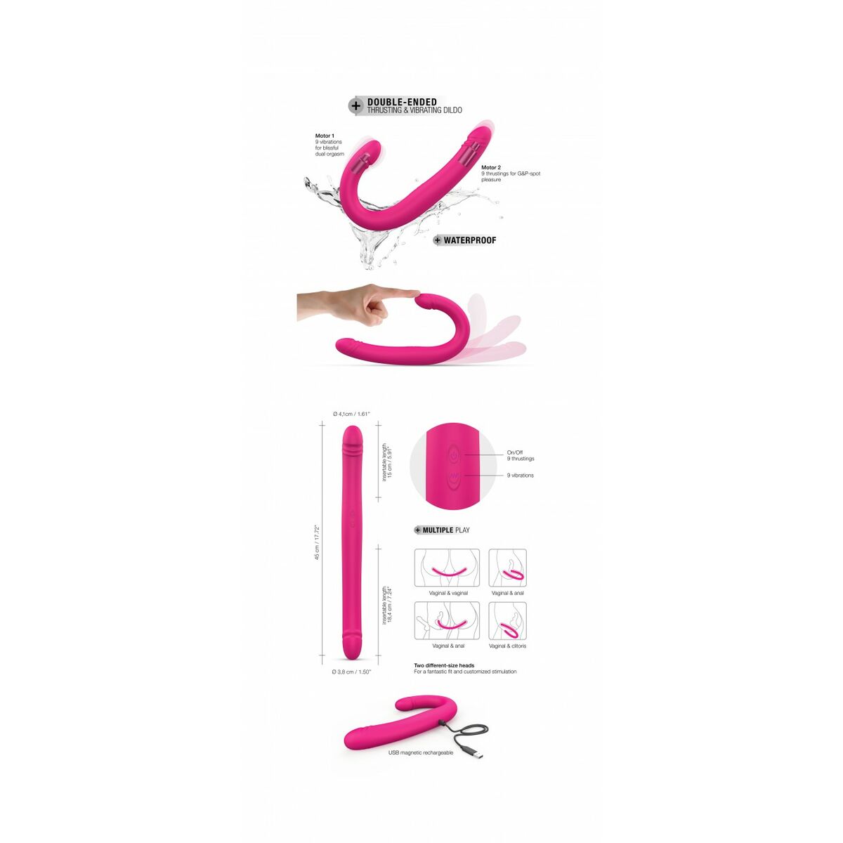 Vibrator Dorcel DOR216 Pink-3